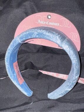 VIRAL.. Juicy Couture Powder Blue Velour Headband